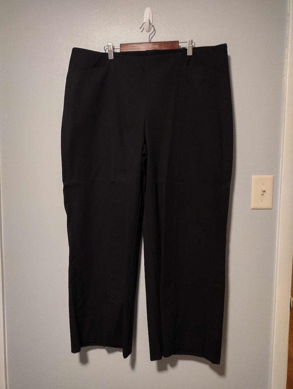 Old Navy Pixie High Rise Wide Leg Pull On Pants In Black